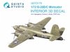 Quinta Studio QD72176 B-26B Marauder 3D-Printed & coloured Interior on decal paper (Hasegawa/ Eduard/ Hobby2000) 1/72